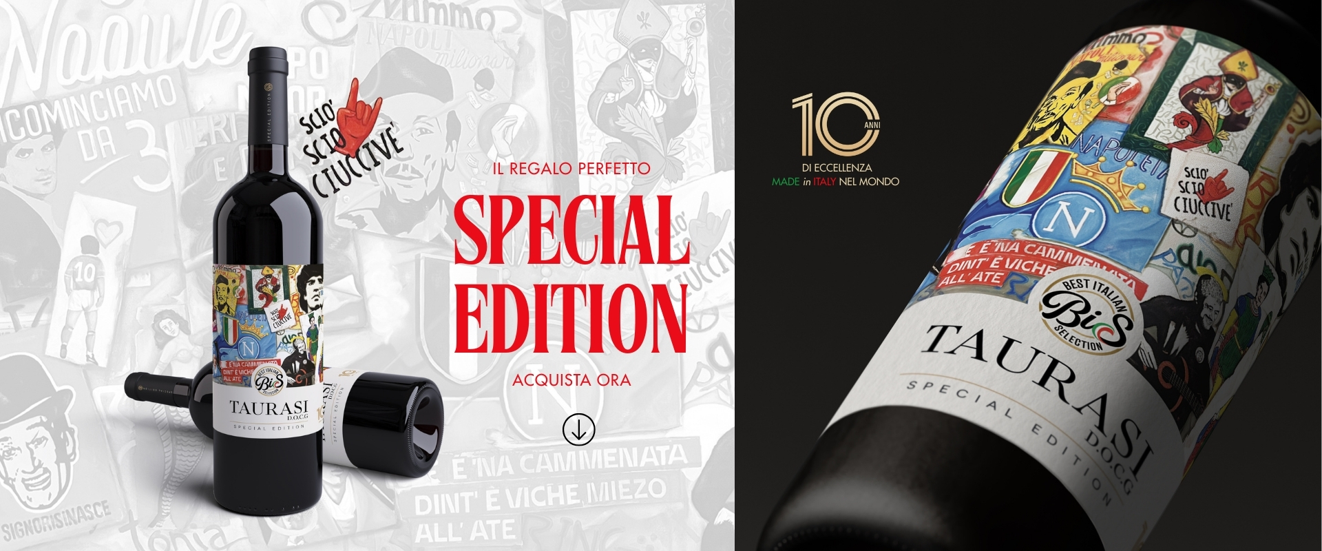 Taurasi DOCG Special Edition per i 10 anni di Best Italian Selection