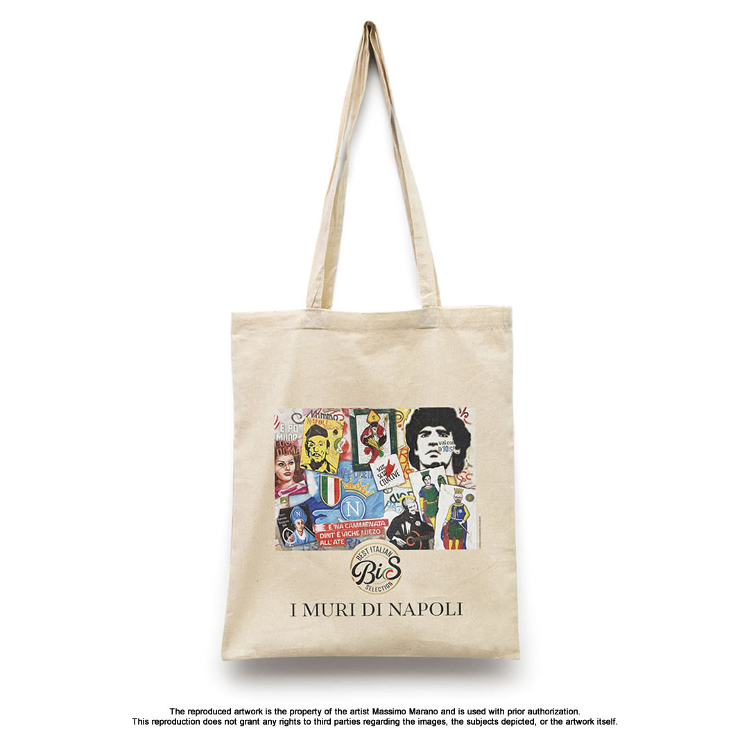 Shopper in cotone 100% – “I Muri di Napoli”